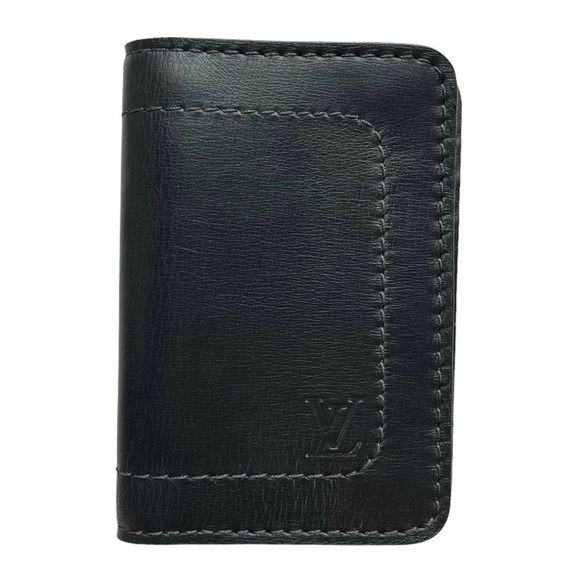 Louis Vuitton Leather Pocket Organizer Card Holder Wallet - Picture 1 of 7